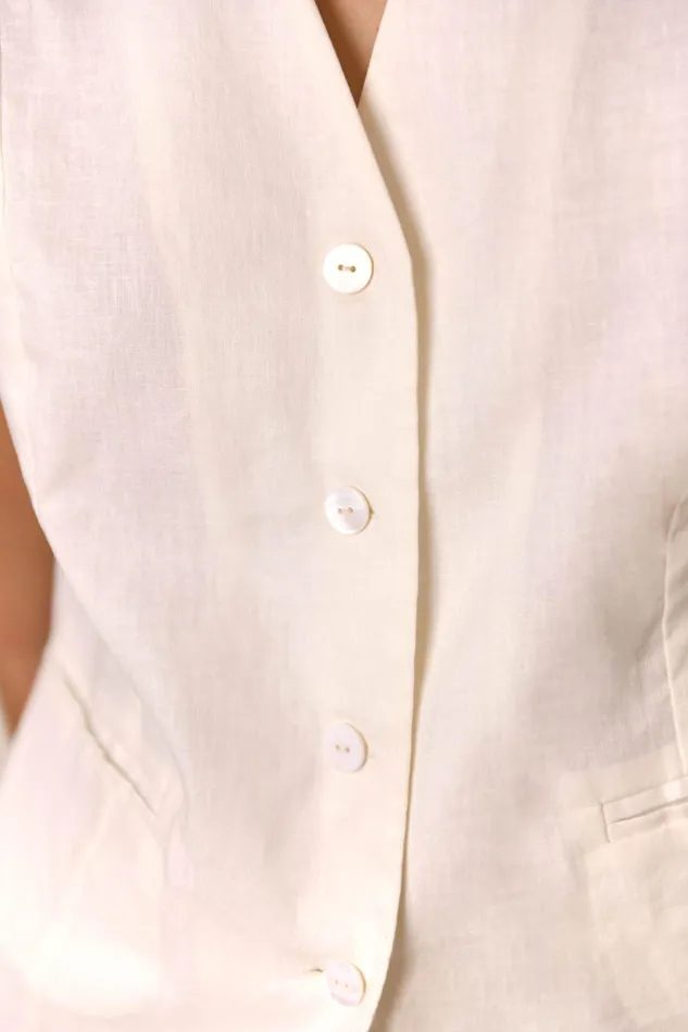 RIXO Tops Norah Cream 8211 Women RIXO Tops Norah Cream 8211 Women