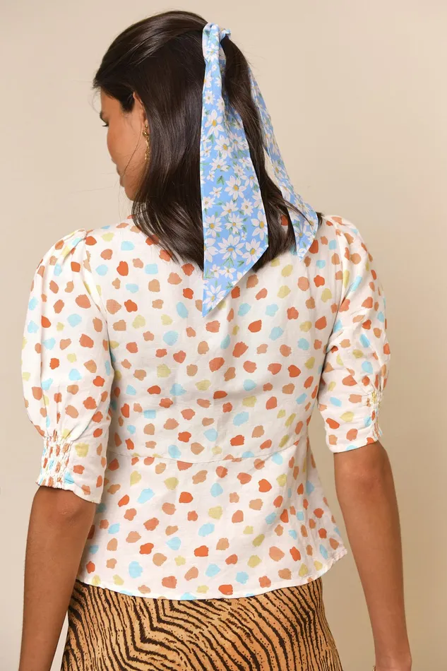 RIXO Tops Palma Multi Spaced Tulip 8211 Women RIXO Tops Palma Multi Spaced Tulip 8211 Women