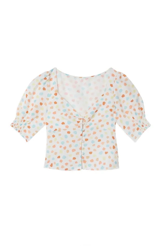 RIXO Tops Palma Multi Spaced Tulip 8211 Women RIXO Tops Palma Multi Spaced Tulip 8211 Women