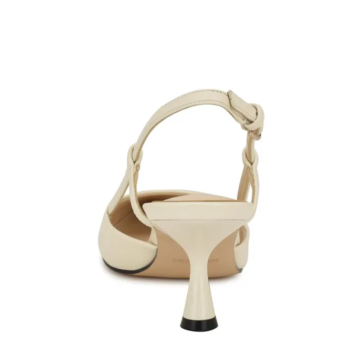 Rizzy Cap Toe Slingbacks Ivory Women Nine West Heels
