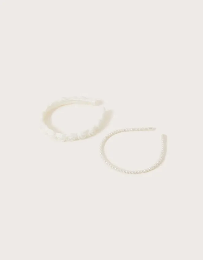 Rosette Bridesmaid Headbands Set Of Two Children Monsoon Girls039 Hair Accessories