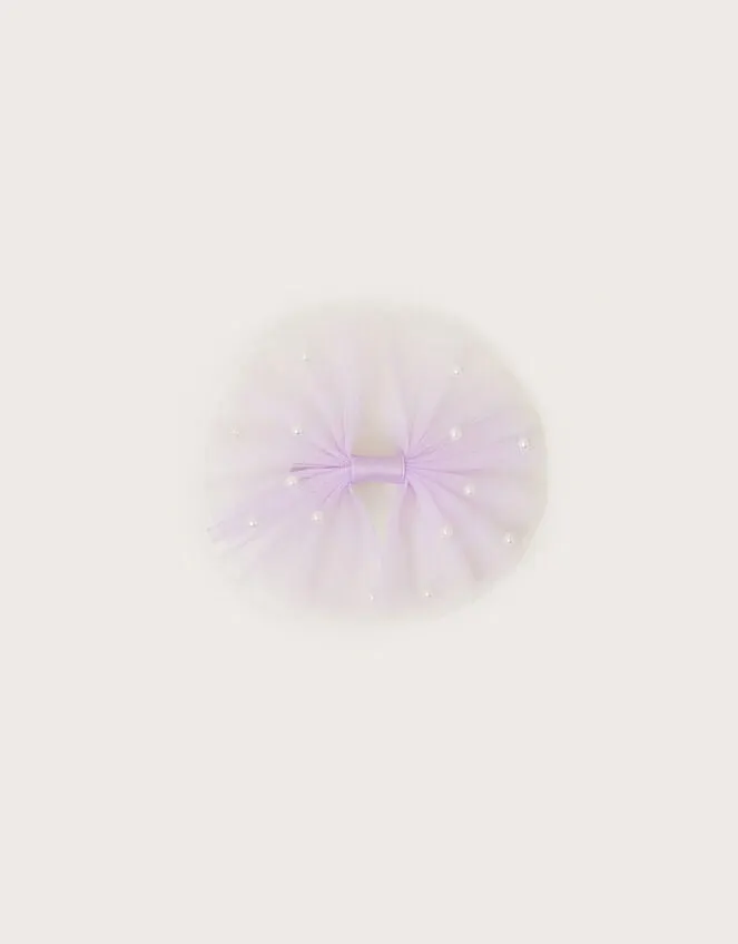 Ruffle Bow Pearl Clip Children Monsoon Girls039 Hair Accessories