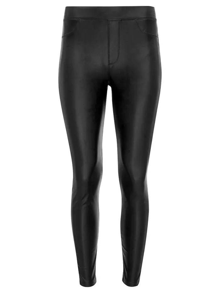 Runway Semi High Rise Legging Slick Black Women Sanctuary Clothing Pants