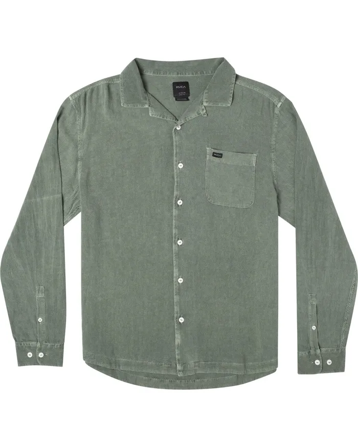 RVCA Flannels Flannels Beat Long Sleeve Shirt Cactus Cac