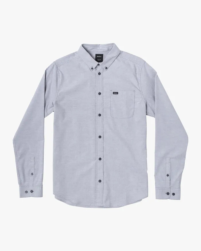RVCA Flannels Flannels That8217Ll Do Stretch Long Sleeve Shirt Pavement Pav