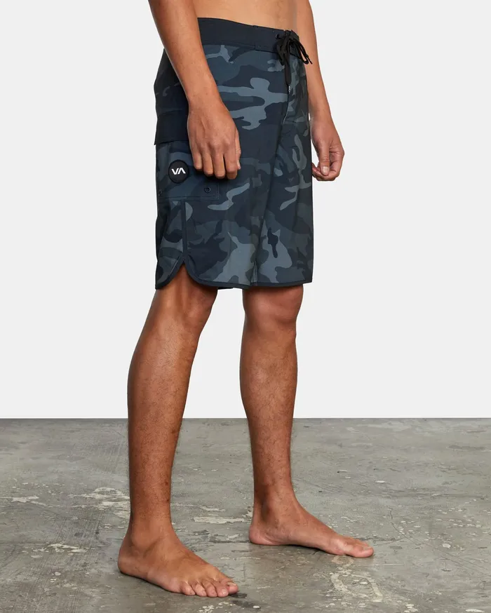 RVCA Mens Boardshorts Eastern Boardshorts 20034 Black Camo Bkc Near Me