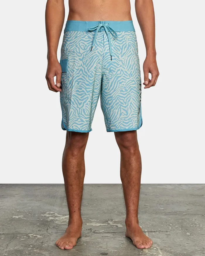 RVCA Mens Boardshorts Eastern Boardshorts 20034 Peacock Blue Bly0 Popular
