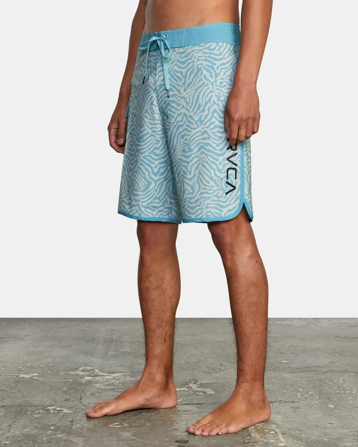RVCA Mens Boardshorts Eastern Boardshorts 20034 Peacock Blue Bly0 Popular