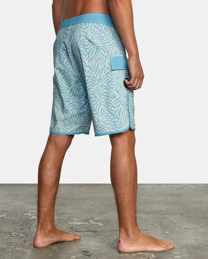 RVCA Mens Boardshorts Eastern Boardshorts 20034 Peacock Blue Bly0 Popular