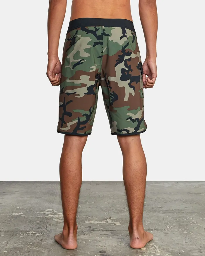 RVCA Mens Boardshorts Eastern Boardshorts 20034 Woodland Camo Wcm For Sale