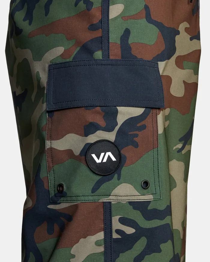 RVCA Mens Boardshorts Eastern Boardshorts 20034 Woodland Camo Wcm For Sale