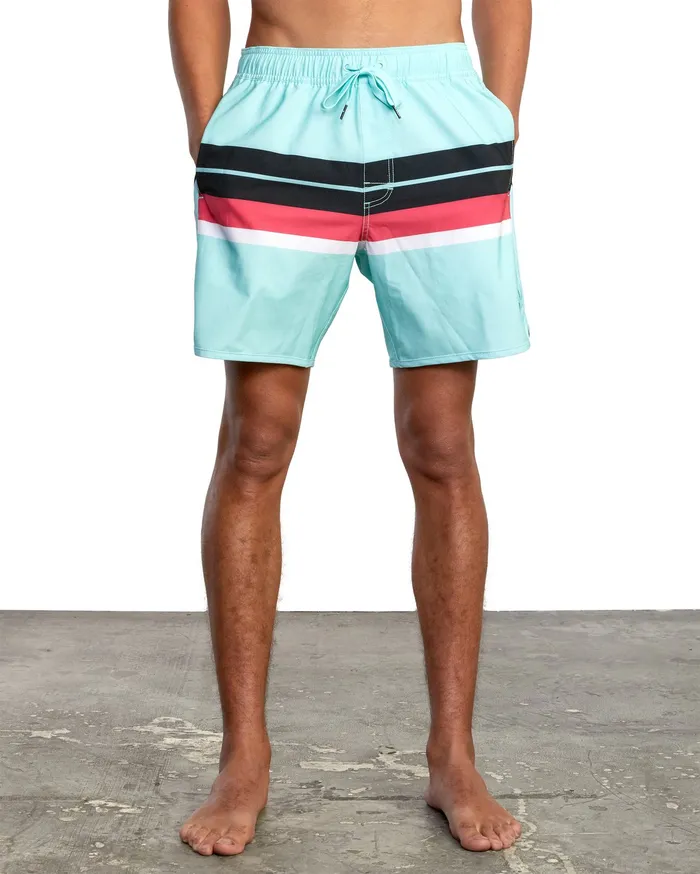 RVCA Mens Boardshorts Eastern Elastic Boardshorts 17034 Ice Blue Icb Online