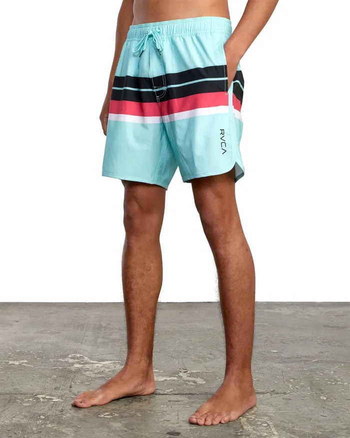 RVCA Mens Boardshorts Eastern Elastic Boardshorts 17034 Ice Blue Icb Online