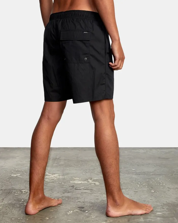 RVCA Mens Boardshorts Opposite Elastic 2 Boardshorts 17034 Black Blk Casaul
