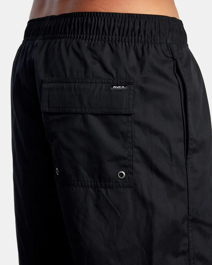 RVCA Mens Boardshorts Opposite Elastic 2 Boardshorts 17034 Black Blk Casaul