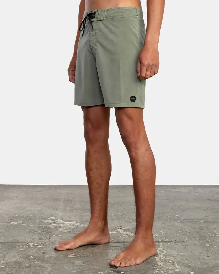 RVCA Mens Boardshorts Va Pigment Boardshorts 18034 Aloe Alo Casaul