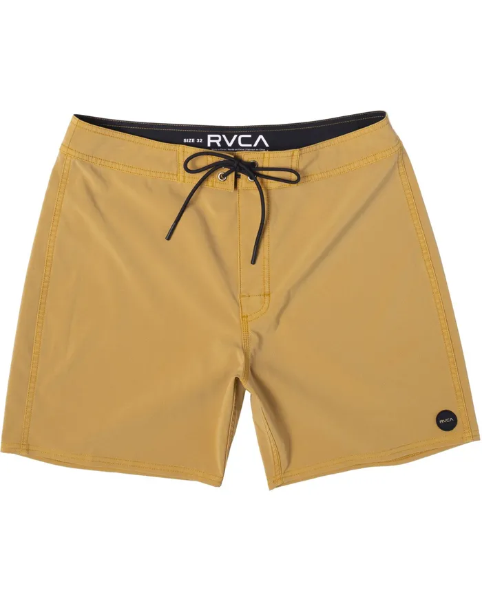 RVCA Mens Boardshorts Va Pigment Boardshorts 18034 Golden Rod Gdr Casaul