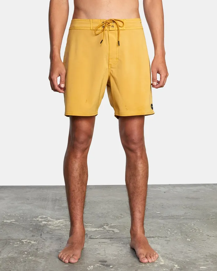 RVCA Mens Boardshorts Va Pigment Boardshorts 18034 Golden Rod Gdr Casaul