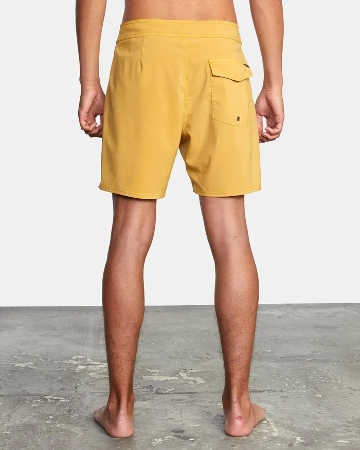 RVCA Mens Boardshorts Va Pigment Boardshorts 18034 Golden Rod Gdr Casaul