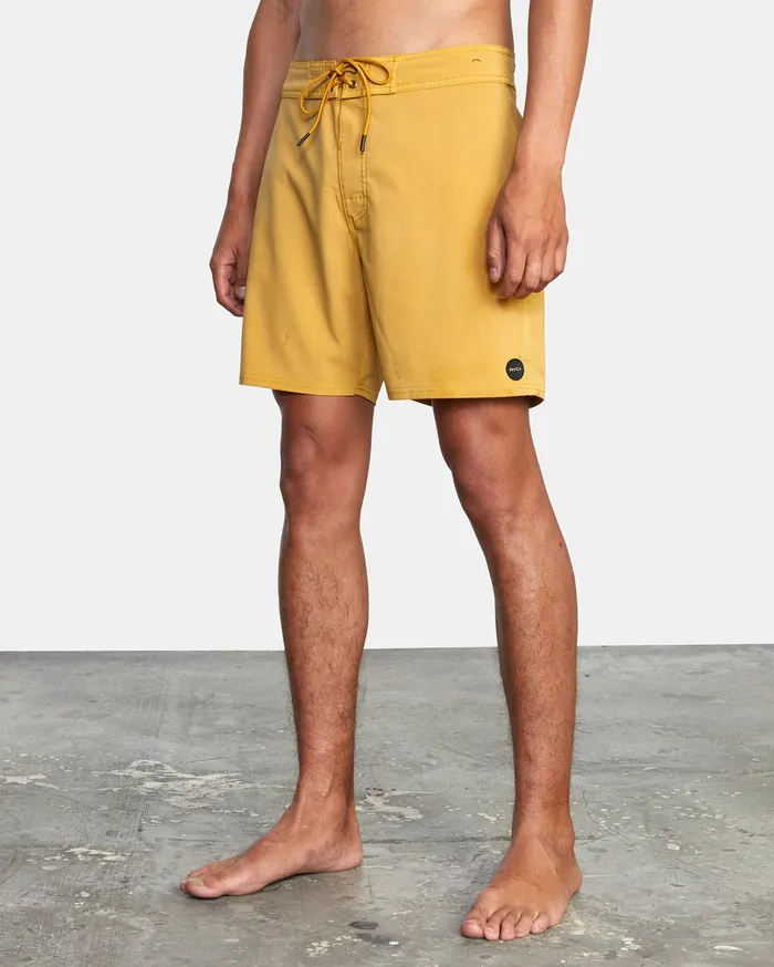 RVCA Mens Boardshorts Va Pigment Boardshorts 18034 Golden Rod Gdr Casaul