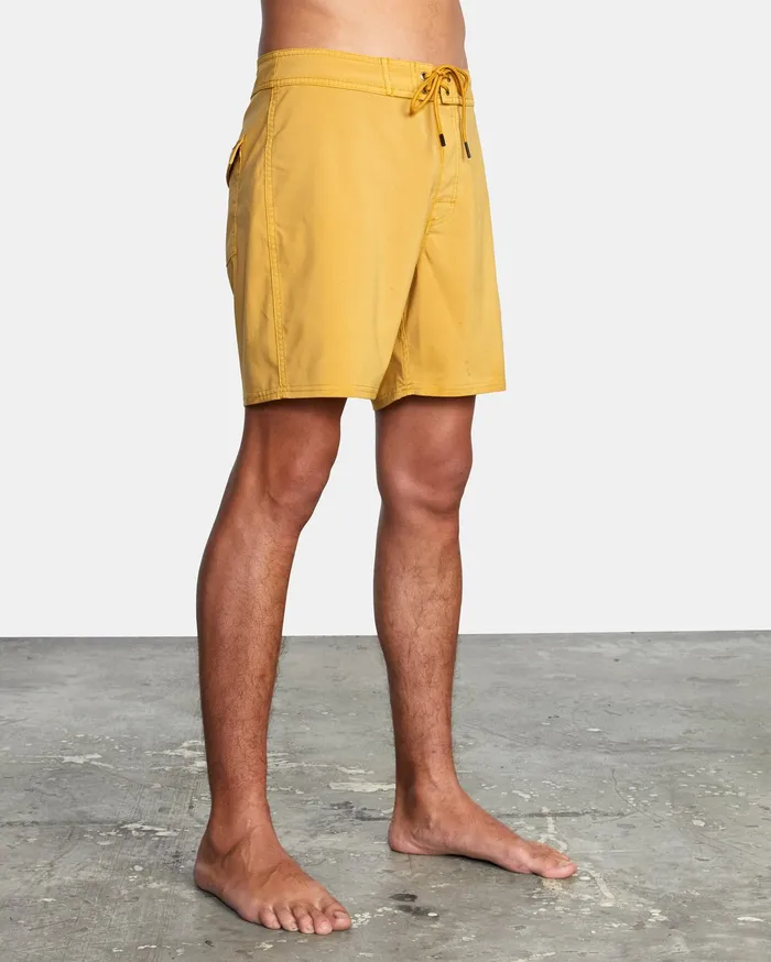 RVCA Mens Boardshorts Va Pigment Boardshorts 18034 Golden Rod Gdr Casaul