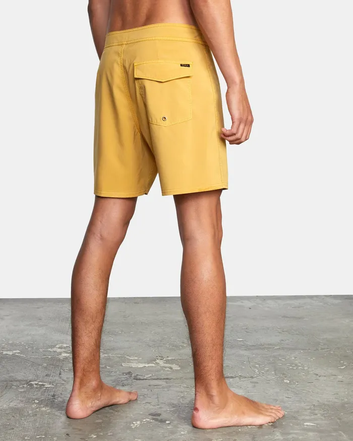 RVCA Mens Boardshorts Va Pigment Boardshorts 18034 Golden Rod Gdr Casaul