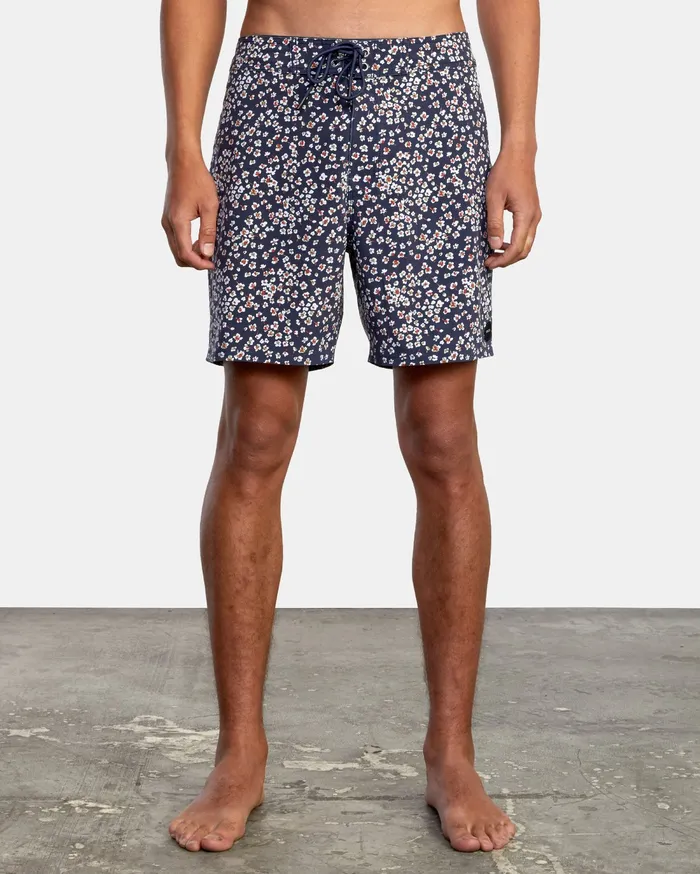 RVCA Mens Boardshorts Va Pigment Boardshorts 18034 Moody Blue Mdy Popular