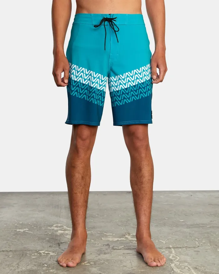 RVCA Mens Boardshorts Va Print Boardshorts 19034 Teal Tea Gift for Friend