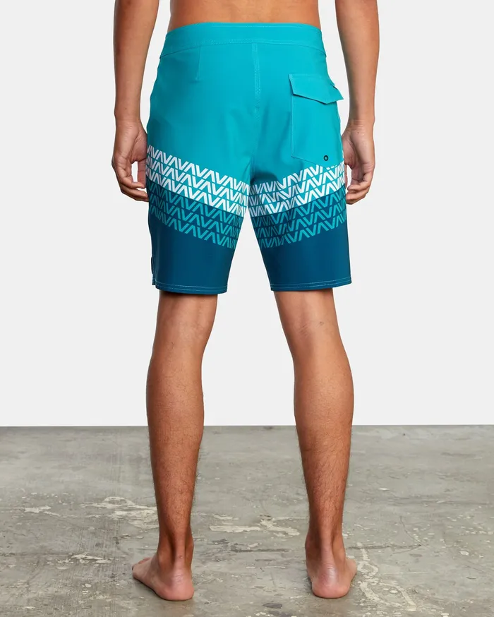 RVCA Mens Boardshorts Va Print Boardshorts 19034 Teal Tea Gift for Friend