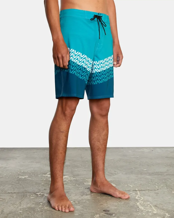 RVCA Mens Boardshorts Va Print Boardshorts 19034 Teal Tea Gift for Friend