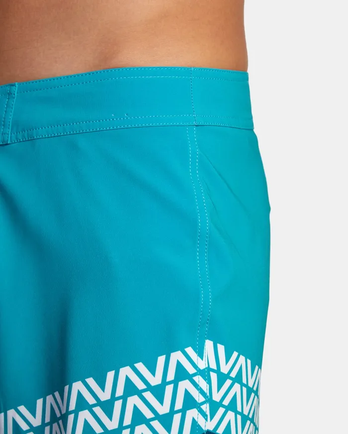 RVCA Mens Boardshorts Va Print Boardshorts 19034 Teal Tea Gift for Friend