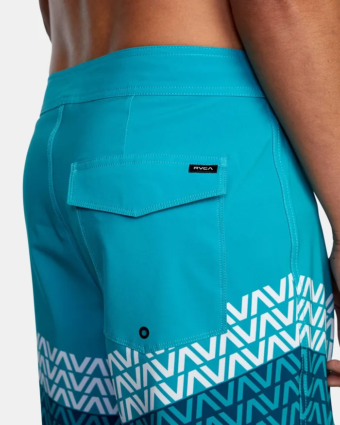 RVCA Mens Boardshorts Va Print Boardshorts 19034 Teal Tea Gift for Friend