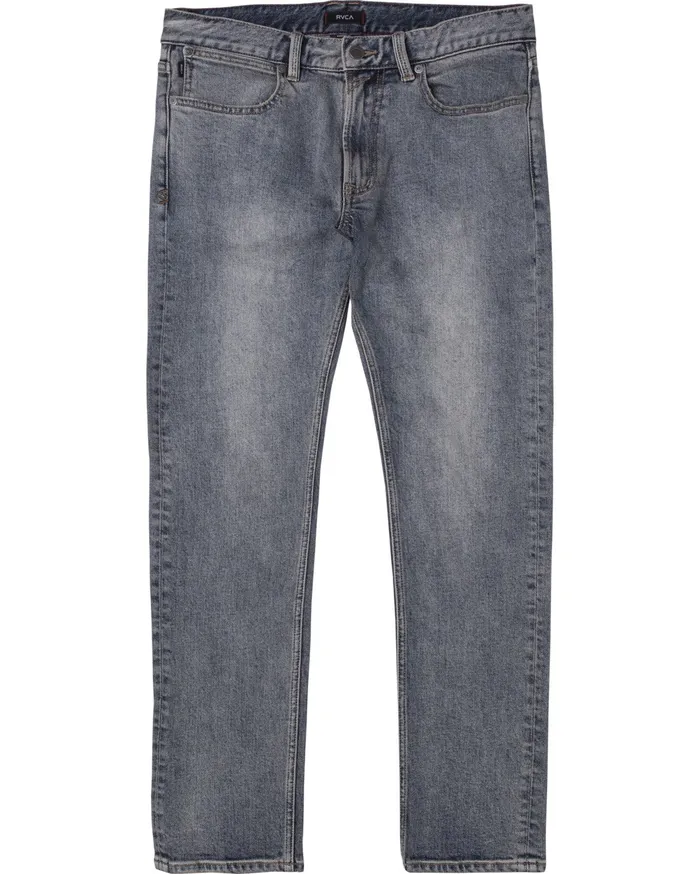 RVCA Mens Denim Daggers Slim Fit Denim Jeans Dark Vintage Dkv Gift for Friend