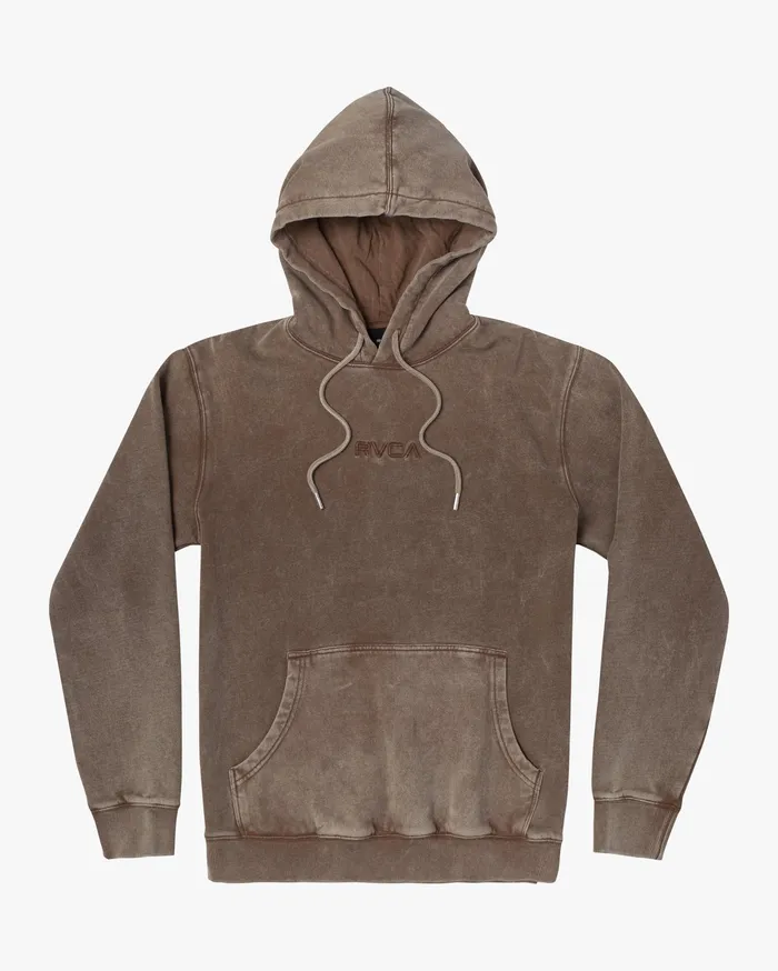 RVCA Mens Hoodies Mineral Hoodie Camel Cml Popular