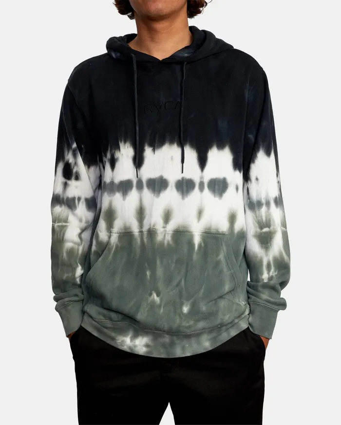 RVCA Mens Hoodies Tonally TieDye Iii Pullover Hoodie Aloe Stripe Tie Dye Gcbw Online