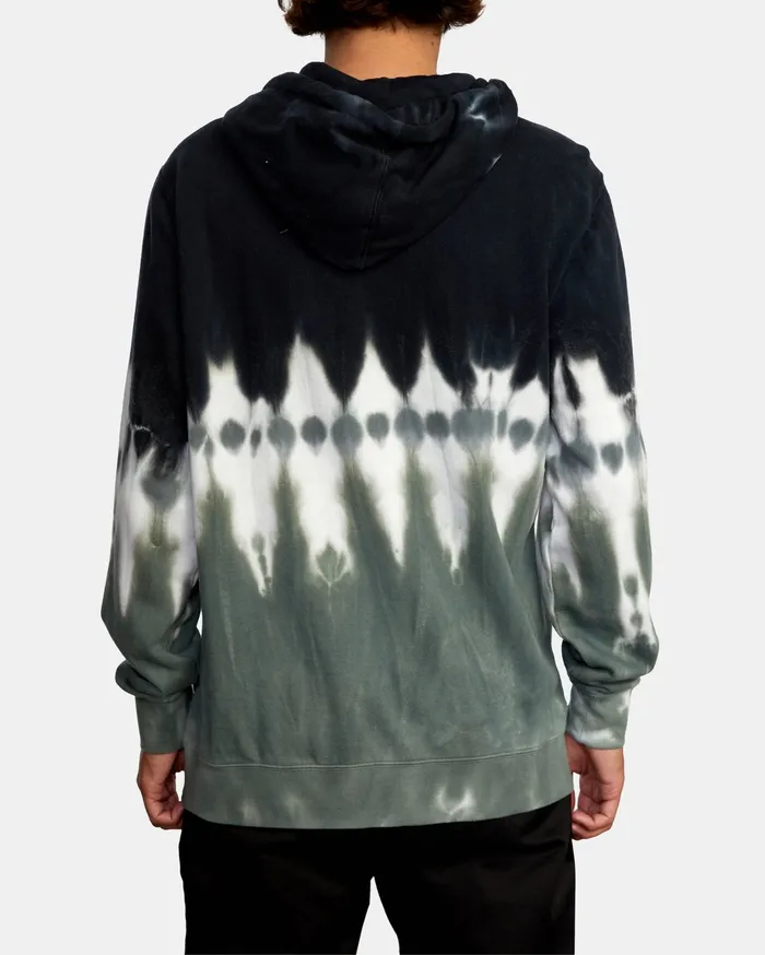 RVCA Mens Hoodies Tonally TieDye Iii Pullover Hoodie Aloe Stripe Tie Dye Gcbw Online