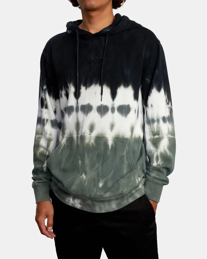 RVCA Mens Hoodies Tonally TieDye Iii Pullover Hoodie Aloe Stripe Tie Dye Gcbw Online