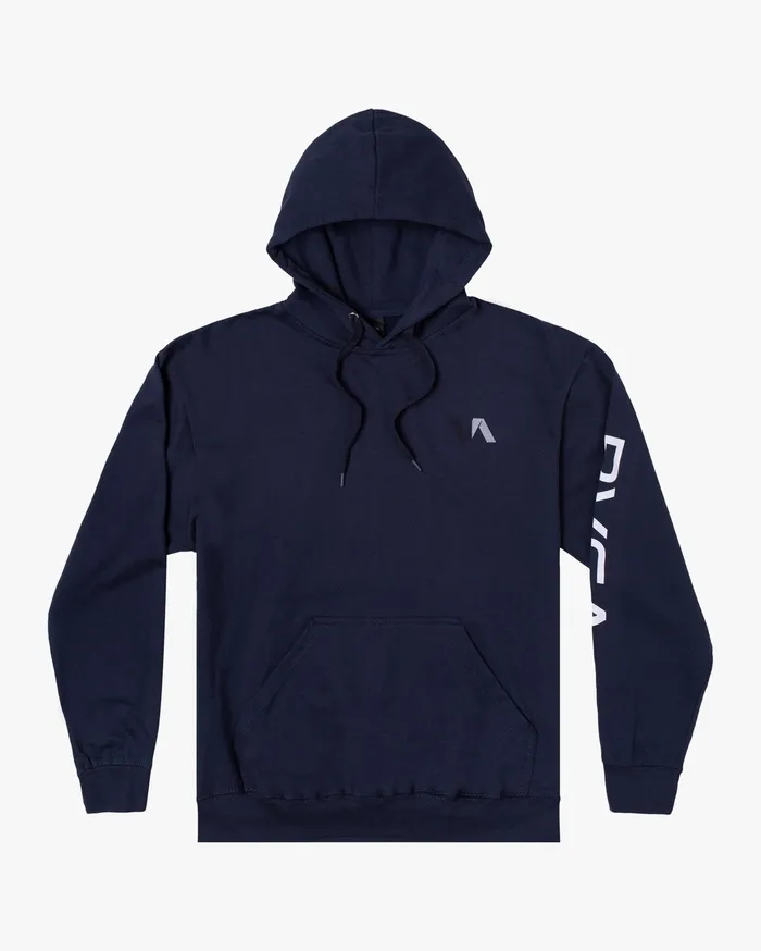 RVCA Mens Hoodies Va Track Sport Hoodie Navy Nvy Popular