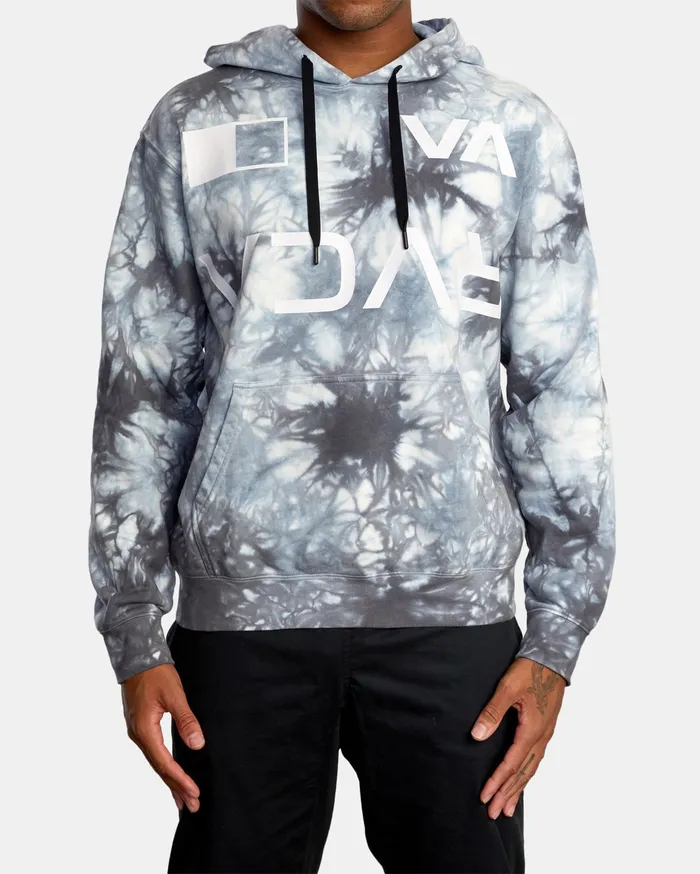 RVCA Mens Jackets Va Sport Va Essential Billboard Workout Hoodie Ink Blot Kyg6