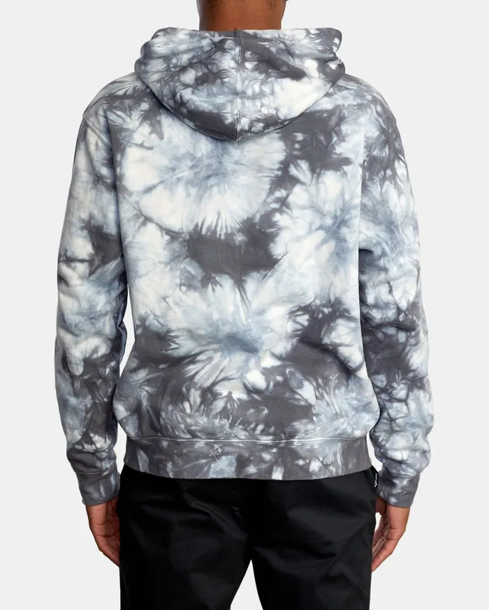 RVCA Mens Jackets Va Sport Va Essential Billboard Workout Hoodie Ink Blot Kyg6