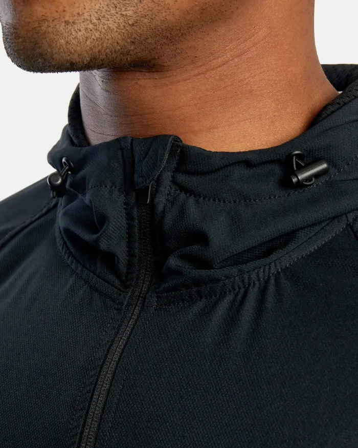 RVCA Mens Jackets Yogger Track Jacket Ii Black Blk
