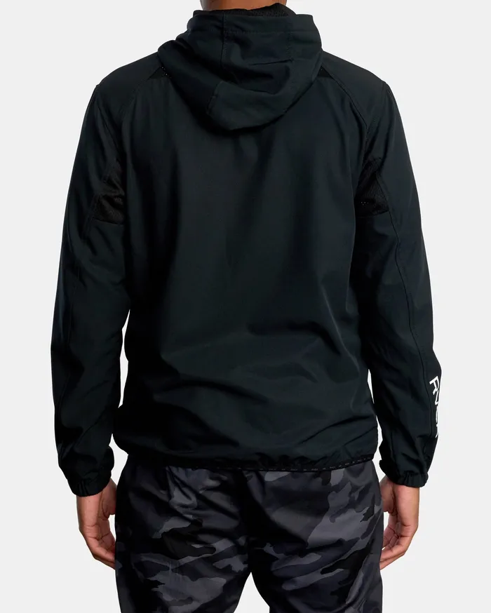 RVCA Mens Jackets Yogger Track Jacket Ii Black Blk