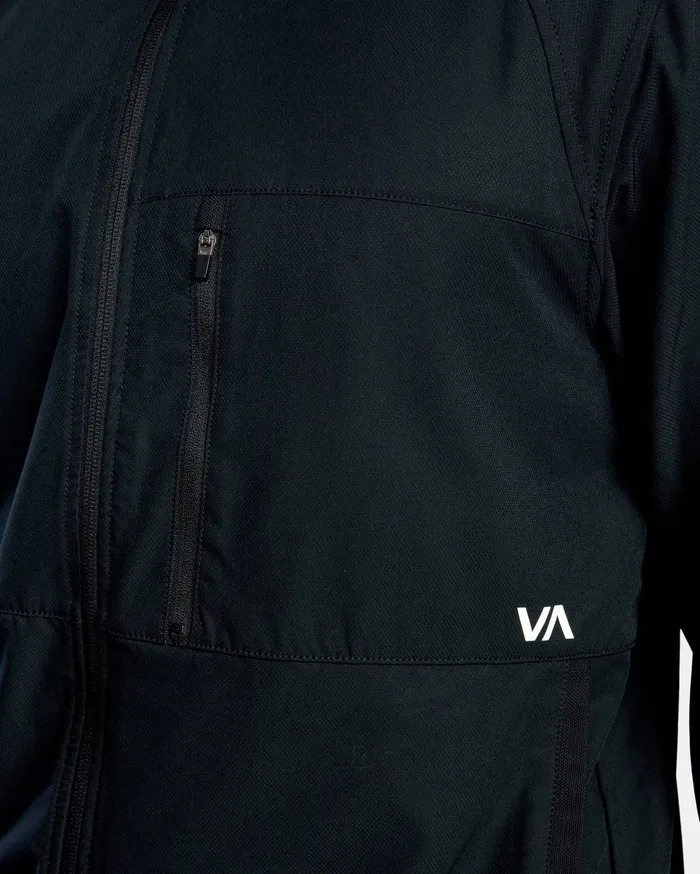 RVCA Mens Jackets Yogger Track Jacket Ii Black Blk