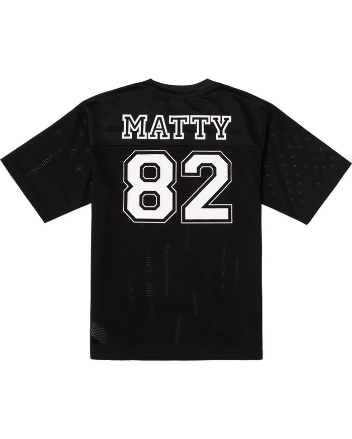 RVCA Mens Knit Matty Matheson Practice Short Sleeve Jersey Black Blk