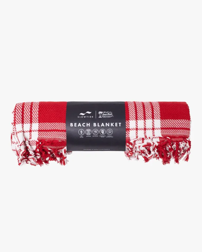 RVCA Mens Other Accessories Evan Mock Palaka Blanket Chili Chl Near Me