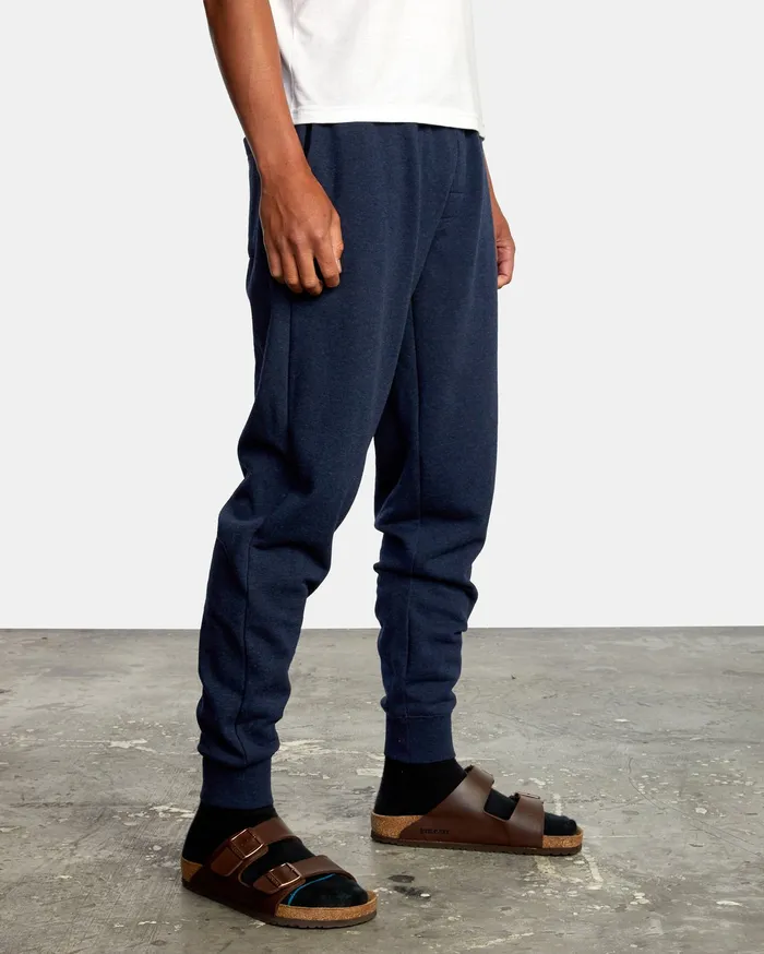 RVCA Mens Pants Big Rvca Sweatpants Navy Heather Nvh For Sale