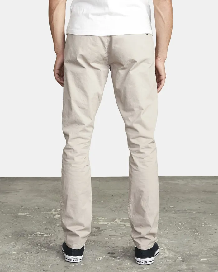 RVCA Mens Pants Daggers Slim Fit Chino Pant Sand San Near Me