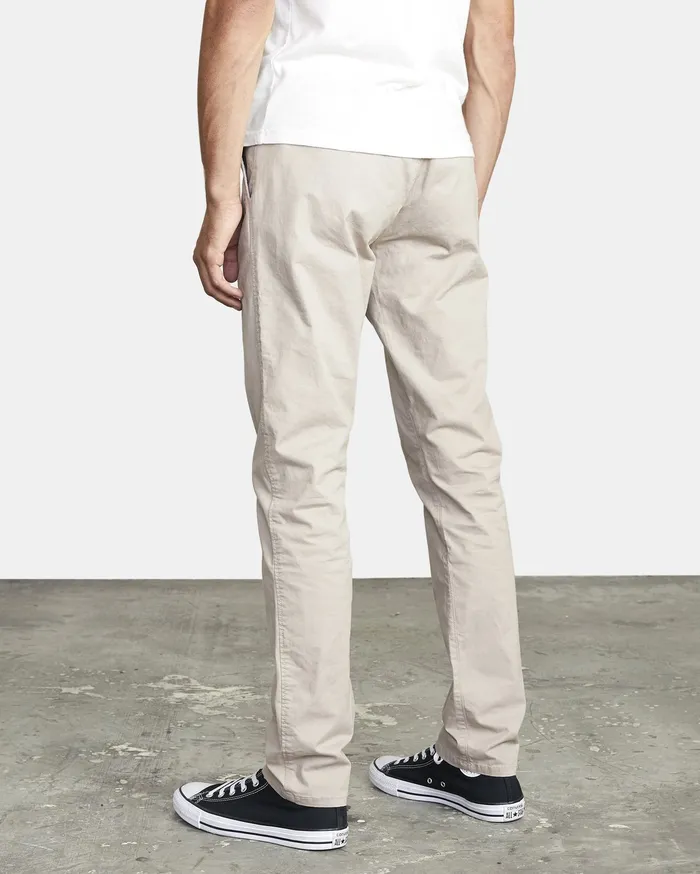 RVCA Mens Pants Daggers Slim Fit Chino Pant Sand San Near Me