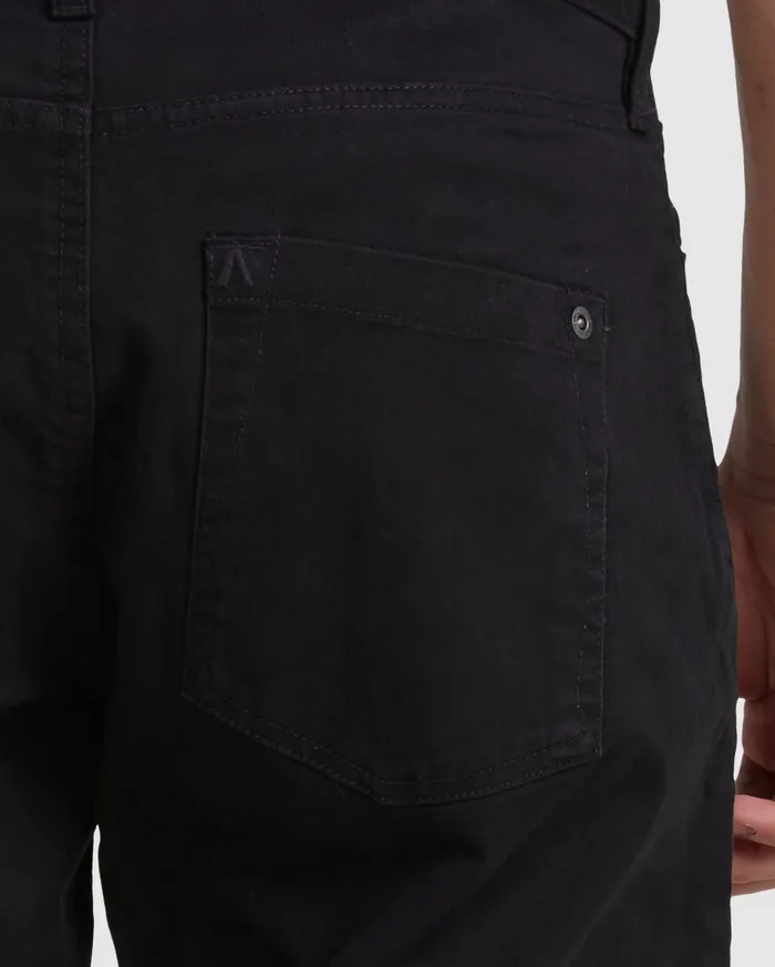 RVCA Mens Pants Daggers Slim Fit Twill Pant Black Blk Gift 4 You