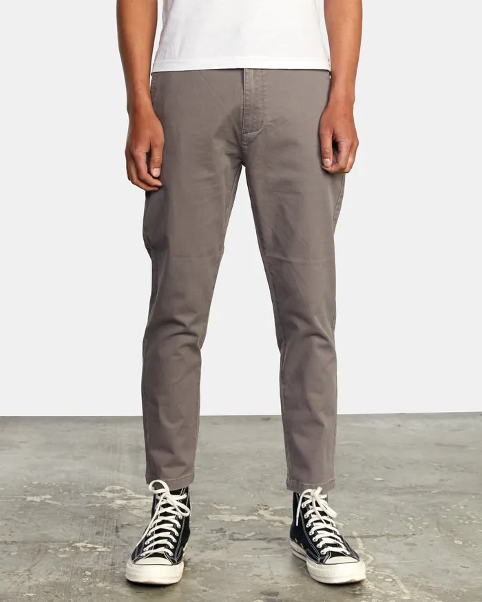 RVCA Mens Pants Hitcher Pant Smoke Smk Near Me